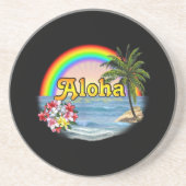 Dessous De Verre En Grès Aloha (Devant)