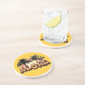 Dessous De Verre En Grès Aloha (Côté)