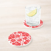 Dessous De Verre En Grès Aloha Hibiscus (Côté)