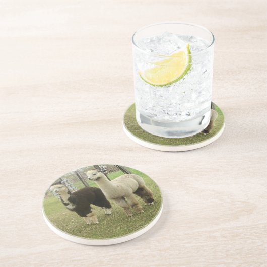 Dessous De Verre En Grès Alpaca Duo (Côté)