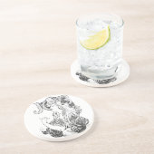 Dessous De Verre En Grès Alphonse Mucha JOB ISOGS (Côté)