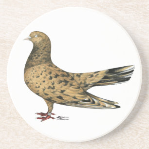 Dessous De Verre En Grès Amande à pigeon à rouleaux orientaux