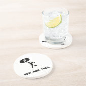 Dessous De Verre En Grès Amant de pommes frites (Côté)