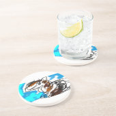 Dessous De Verre En Grès Amateur de cheval (Côté)