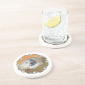 Dessous De Verre En Grès Ambre profond (Côté)