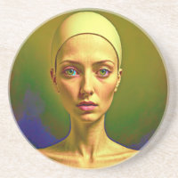 Âme de porcelaine craquée - Portrait coloré