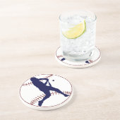 Dessous De Verre En Grès America's Pastime (Côté)