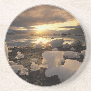 Dessous De Verre En Grès Amérique du Nord, États-Unis, Alaska, Ice Bay, I