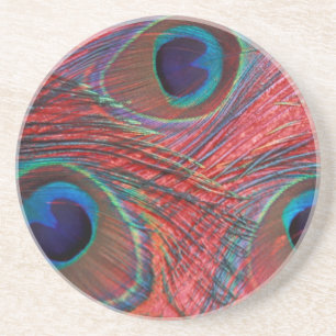 Dessous De Verre En Grès Amérique du Nord, États-Unis, WA, Redmond, Paon