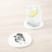 Dessous De Verre En Grès Ami d'hiver, Coaster Bulldog (Côté)