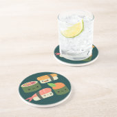 Dessous De Verre En Grès Amis de sushi (Côté)