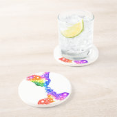 Dessous De Verre En Grès Amour coloré (Côté)