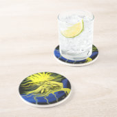 Dessous De Verre En Grès Amour dauphin (Côté)