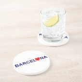 Dessous De Verre En Grès Amour de Barcelone (Côté)