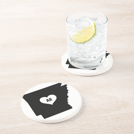 Dessous De Verre En Grès Amour de l'Arkansas (Côté)