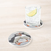 Dessous De Verre En Grès Amour de macareux atlantique (Côté)