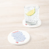 Dessous De Verre En Grès Amour de mari (Côté)