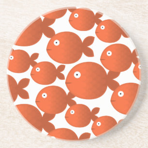 Dessous De Verre En Grès Amour de poisson