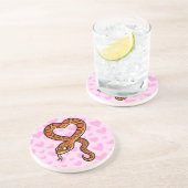 Dessous De Verre En Grès Amour de serpent (Côté)