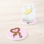 Dessous De Verre En Grès Amour de serpent (Côté)