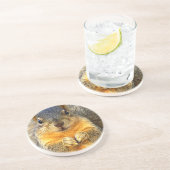 Dessous De Verre En Grès Amour d'écureuil_ (Côté)