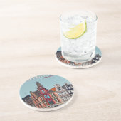 Dessous De Verre En Grès Amsterdam - Leidsestraat - Keizersgracht (Côté)