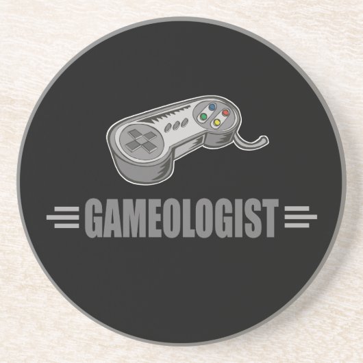 Dessous De Verre En Grès Amusant jeu vidéo (Devant)