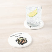 Dessous De Verre En Grès Amusante Retraite Plaisanter Fini Célébration du t (Côté)