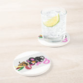 Dessous De Verre En Grès Amusement de la souris (Côté)