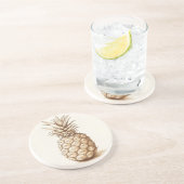 Dessous De Verre En Grès Ananas (Côté)