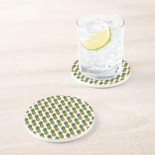 Dessous De Verre En Grès Ananas