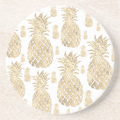 Dessous De Verre En Grès ananas doré (Devant)
