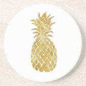 Dessous De Verre En Grès ananas doré (Devant)