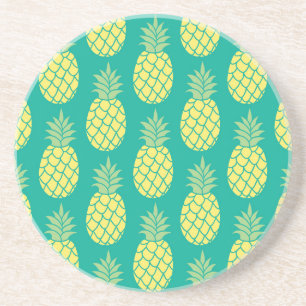 Dessous De Verre En Grès Ananas en pastel