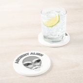 Dessous De Verre En Grès Ancien journal en chef Alien (Côté)