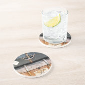 DESSOUS DE VERRE EN GRÈS ANCIENNE ANGLETERRE (Côté)