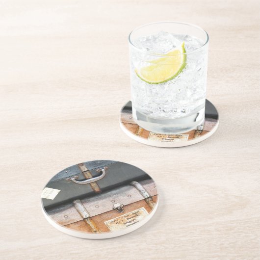 DESSOUS DE VERRE EN GRÈS ANCIENNE ANGLETERRE (Côté)