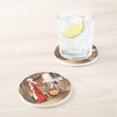 DESSOUS DE VERRE EN GRÈS ANCIENNE ANGLETERRE (Côté)