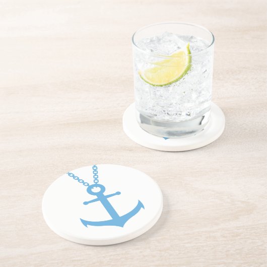 Dessous De Verre En Grès Ancrage chaîné (Côté)