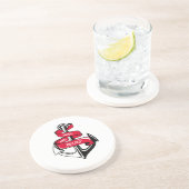 Dessous De Verre En Grès Ancre (Côté)