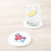 Dessous De Verre En Grès Ancre (Côté)