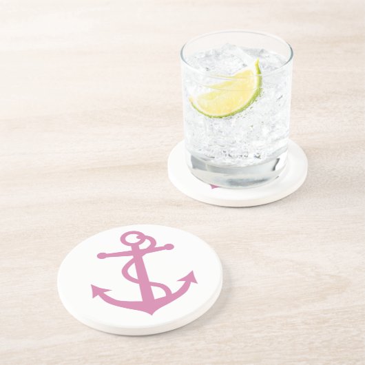 Dessous De Verre En Grès Ancre (Côté)