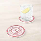 Dessous De Verre En Grès Ancre de StellaRoot vers le bas (Côté)