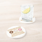 Dessous De Verre En Grès Anesthésiologiste .. Fonctionnera Pour Les Donuts (Côté)