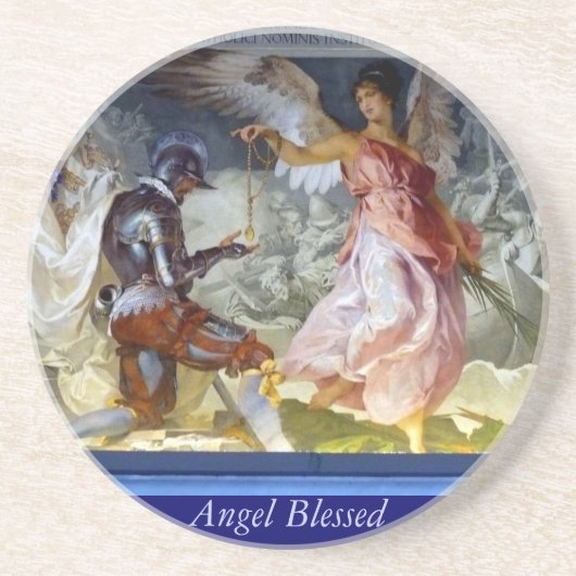 Dessous De Verre En Grès Ange Bénit (Devant)