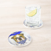 Dessous De Verre En Grès Ange Bulldog (Côté)