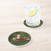 Dessous De Verre En Grès Ange de houx (Côté)