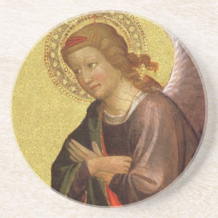 Dessous De Verre En Grès Ange de la Renaissance par Maître du Bambino Vispo