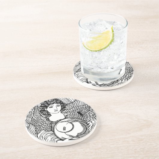 Dessous De Verre En Grès Angel (Côté)