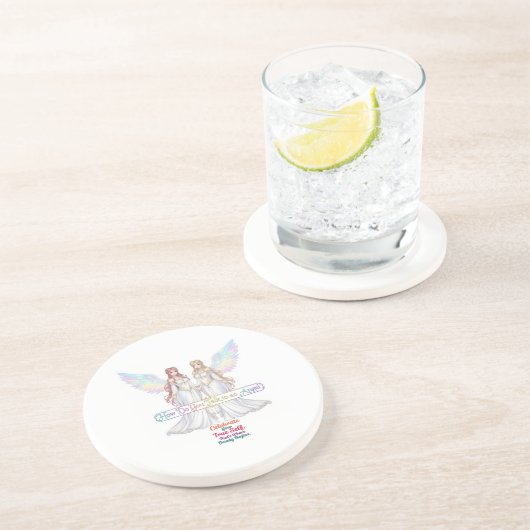 Dessous De Verre En Grès Angel Collection (Côté)